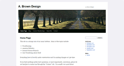 Desktop Screenshot of abrowndesign.com