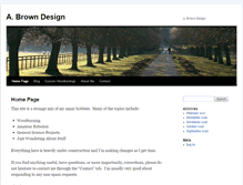 Tablet Screenshot of abrowndesign.com